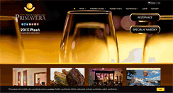 Desktop Screenshot of primaverahotel.cz