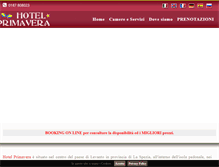 Tablet Screenshot of primaverahotel.com